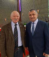 Встереча с президентом  республики Южная-Осетия А. И. Бибиловым